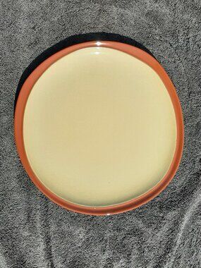 Syracuse Terracotta Mustard Seed Plate Oversize Serving 11.5"